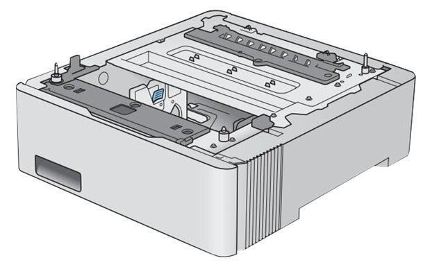HP Medienfach / Zuführung - 550 Blätter in 1 Schubladen (Trays)