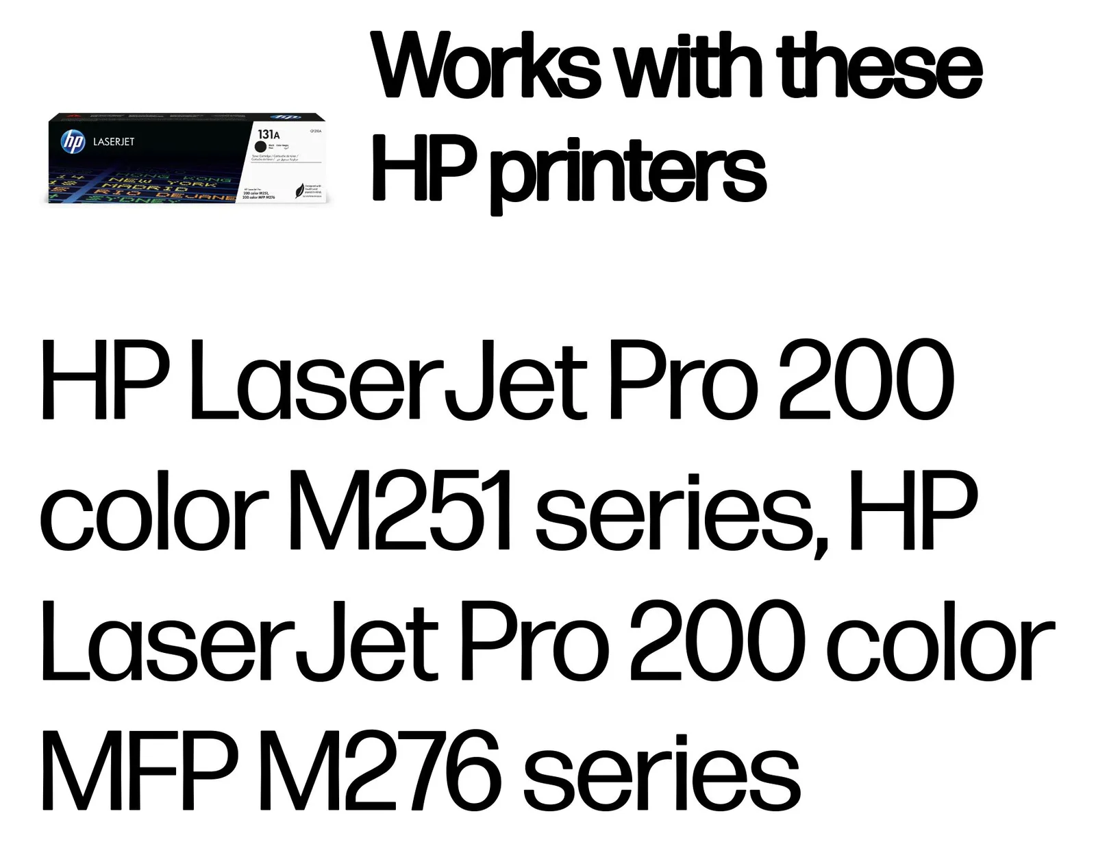 HP 131A - Schwarz - Original - LaserJet - Tonerpatrone (CF210A), Ansicht 4