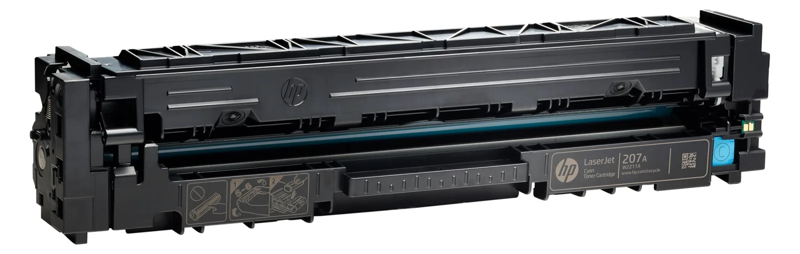 HP 207A - Cyan - Original - LaserJet - Tonerpatrone (W2211A), Ansicht 4