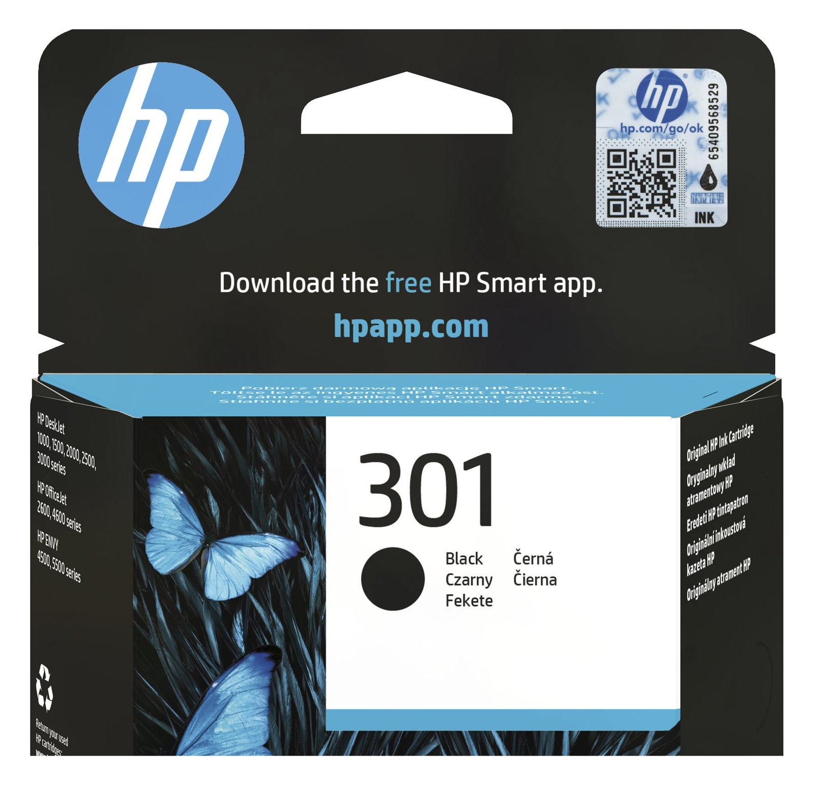 HP 301 - 3 ml - Schwarz - original - Tintenpatrone