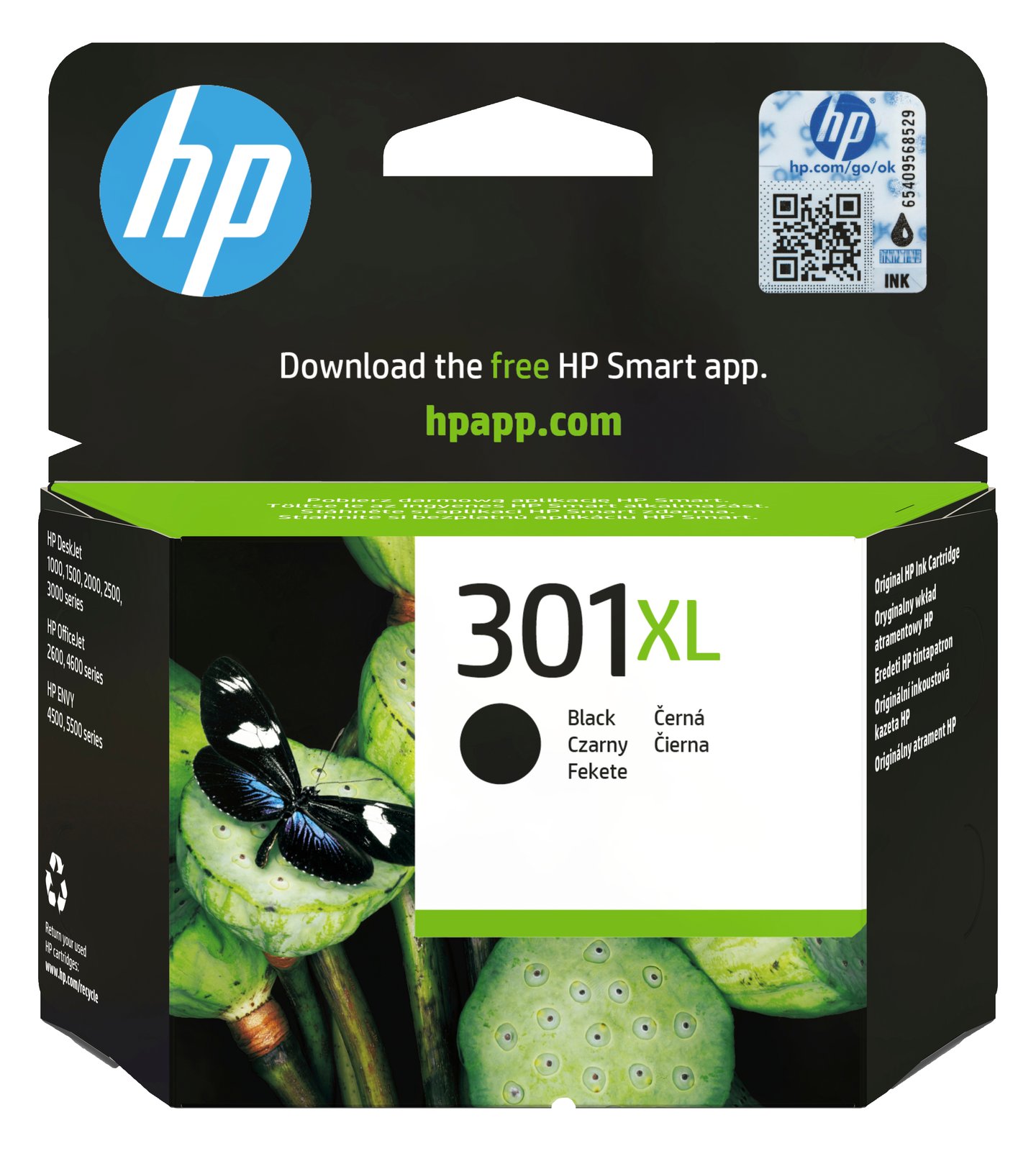 HP 301XL - 8 ml - Hohe Ergiebigkeit - Schwarz von LumaTech