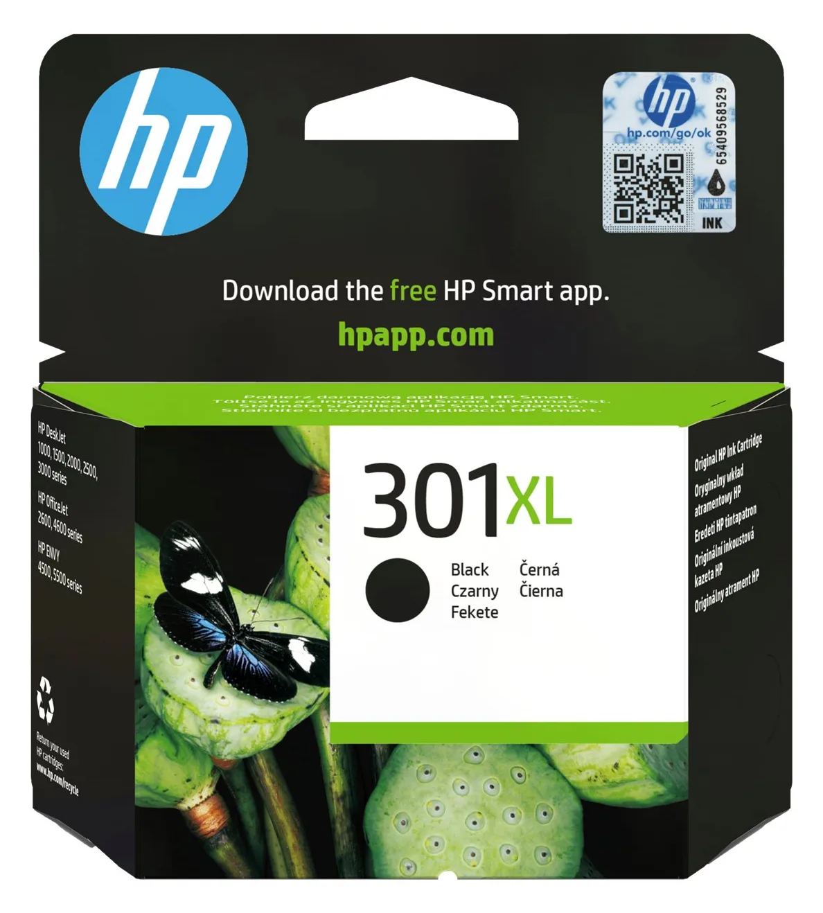 HP 301XL - 8 ml - Hohe Ergiebigkeit - Schwarz, Ansicht 2
