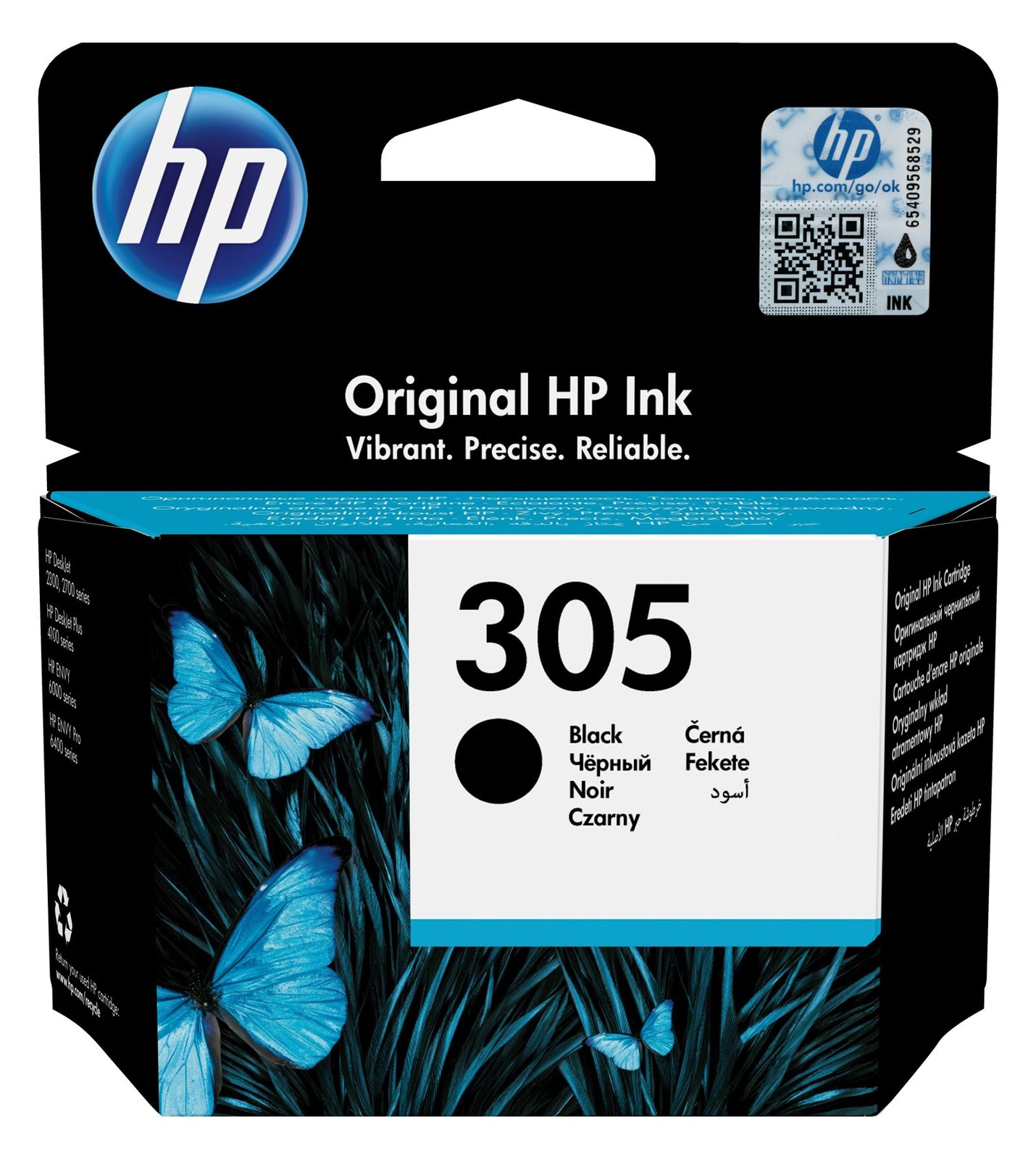 HP 305 - 2 ml - Schwarz - original - Tintenpatrone