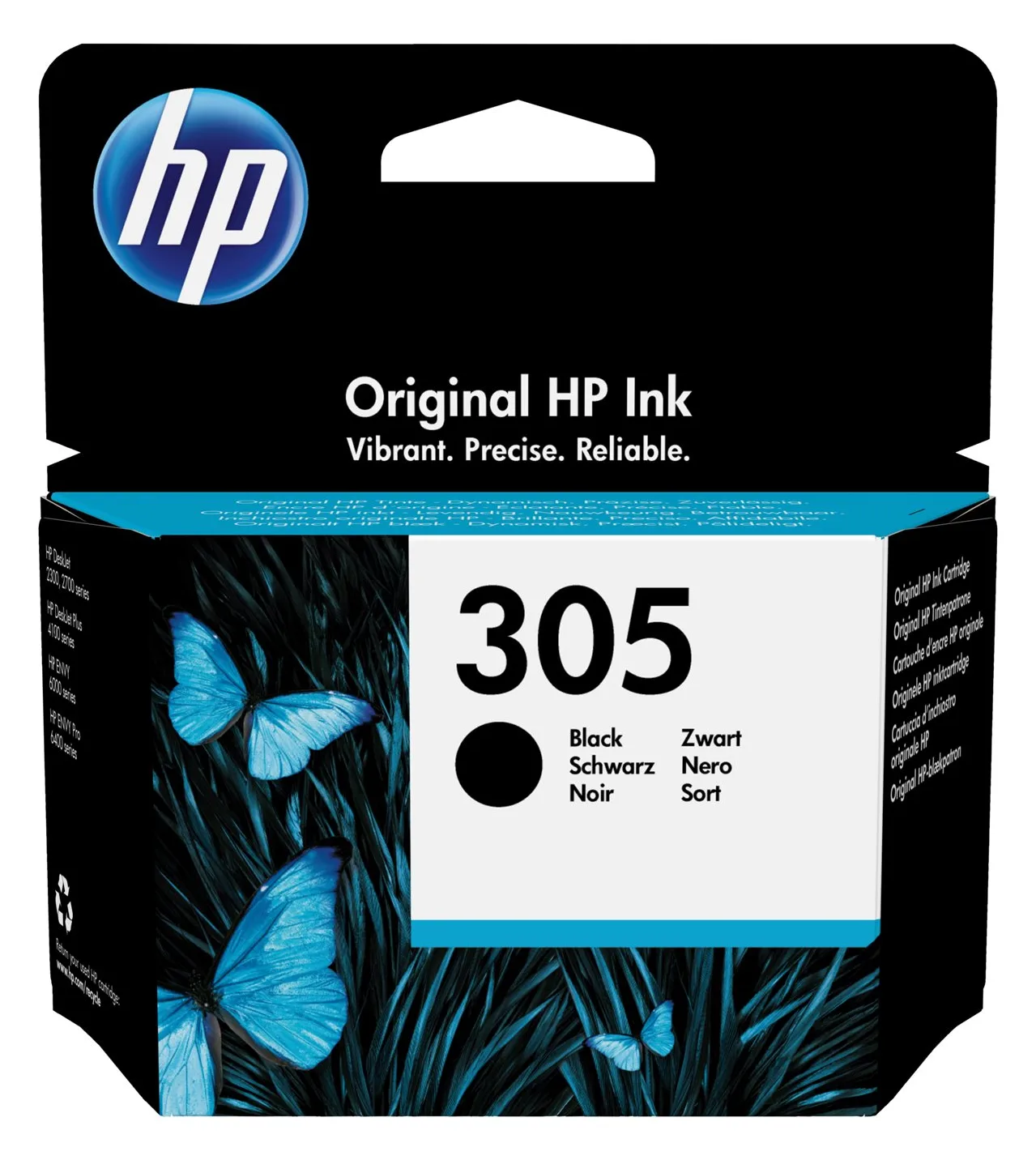 HP 305 - 2 ml - Schwarz - original - Tintenpatrone, Ansicht 2