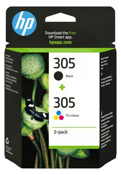 HP 305 - 2er-Pack - Schwarz, Farbe (Cyan, Magenta, Gelb) von LumaTech