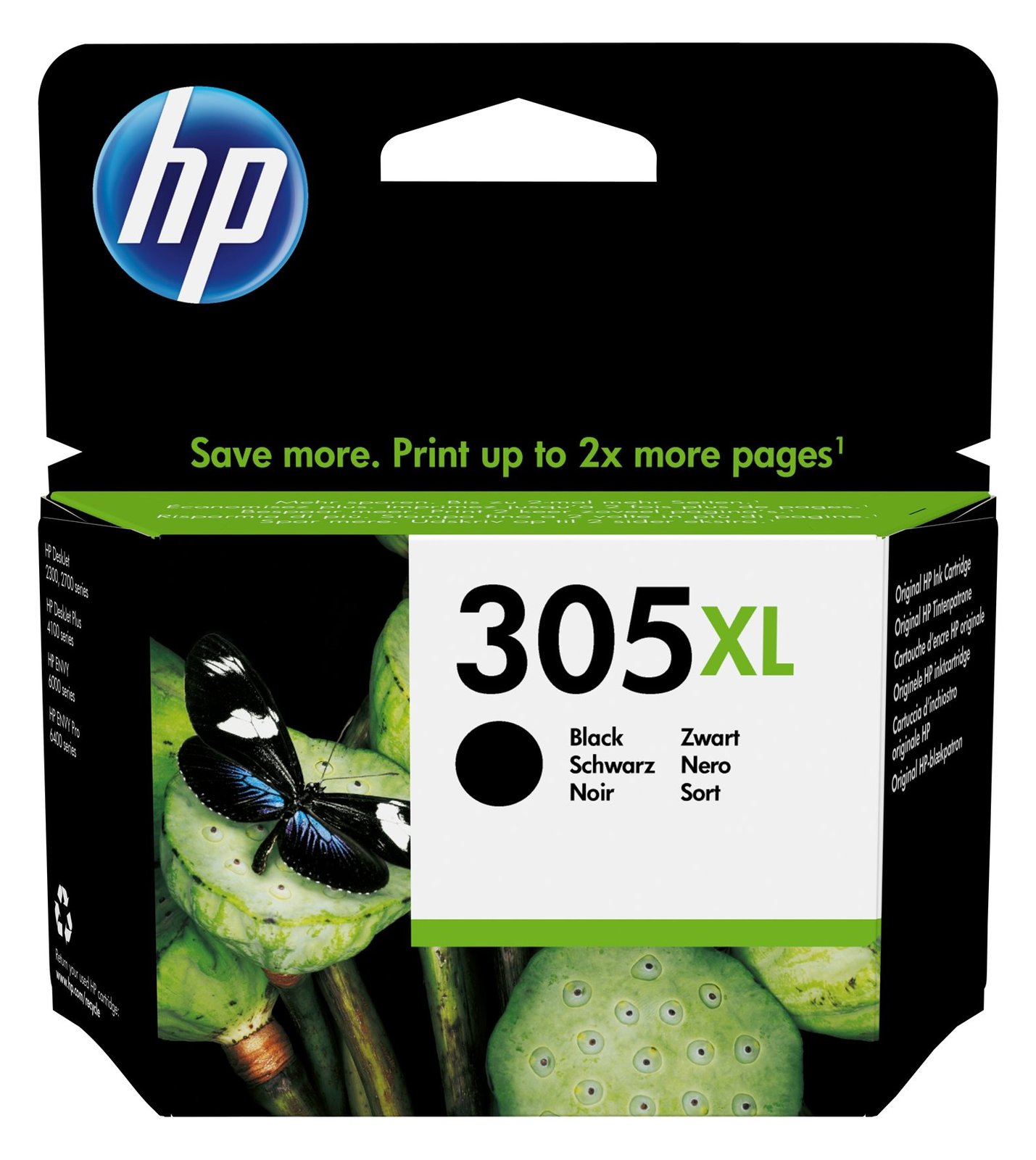HP 305XL - 4 ml - Hohe Ergiebigkeit - pigmentiertes Schwarz