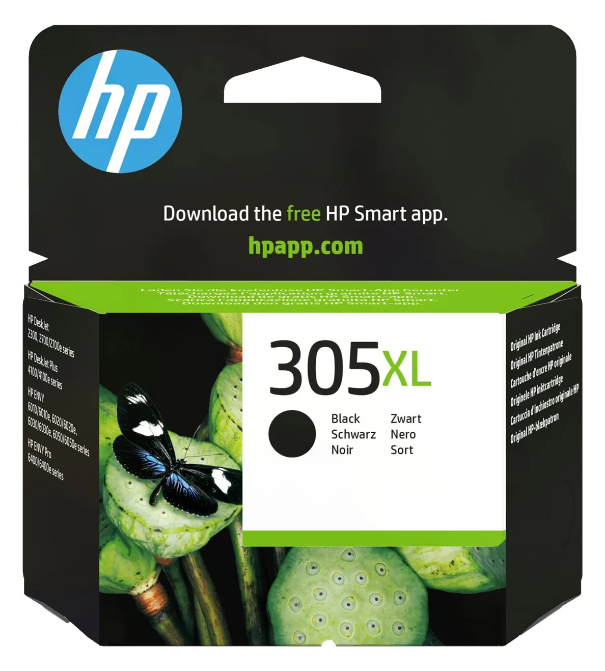 HP 305XL - 4 ml - Hohe Ergiebigkeit - pigmentiertes Schwarz, Ansicht 2