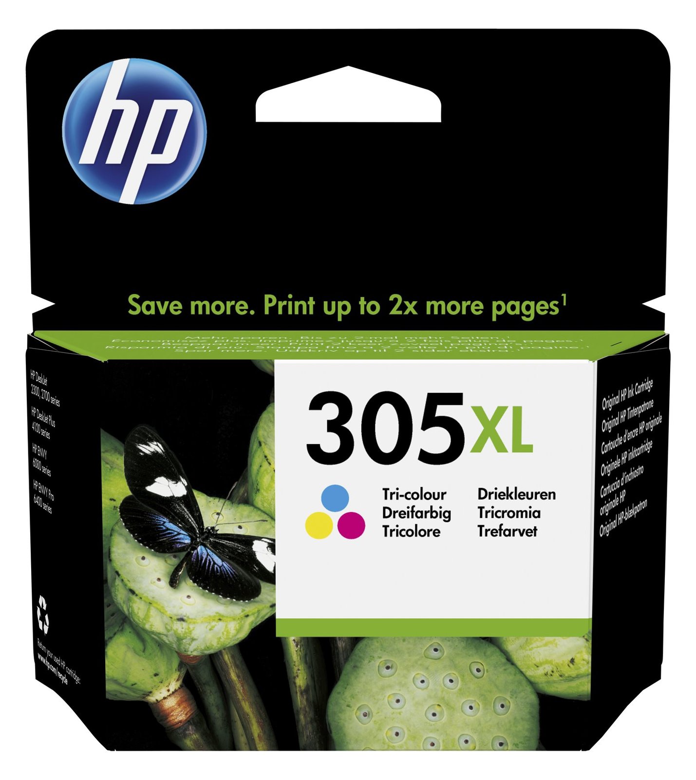 HP 305XL - 5 ml - Hohe Ergiebigkeit - Farbe (Cyan, Magenta, Gelb)