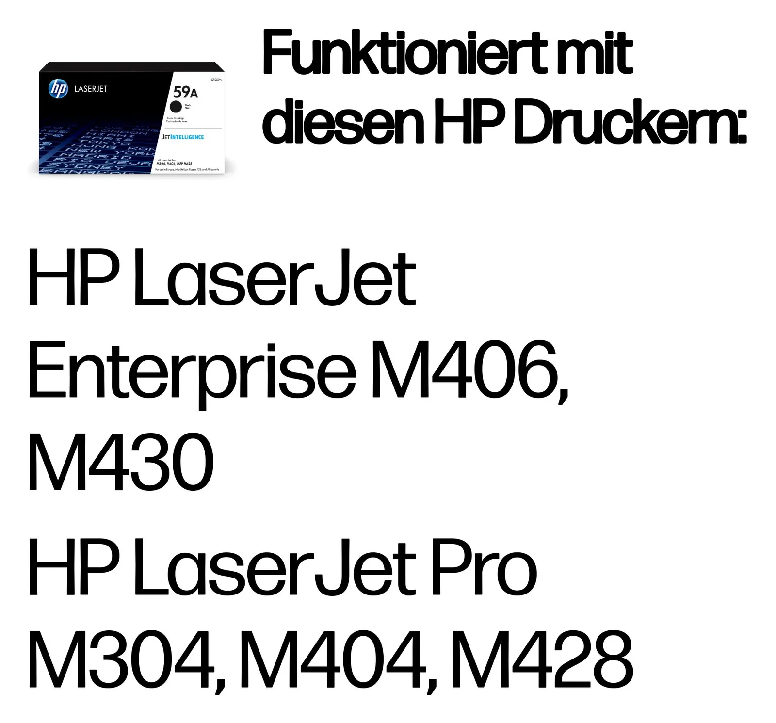 HP 59A - Schwarz - Original - LaserJet - Tonerpatrone (CF259A), Ansicht 4