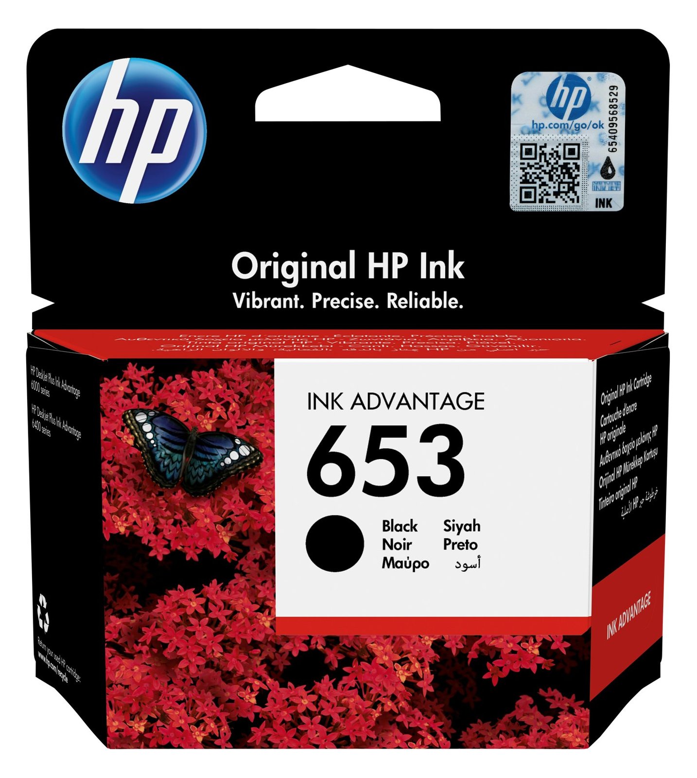 HP 653 - 6 ml - Schwarz - original - Ink Advantage von LumaTech