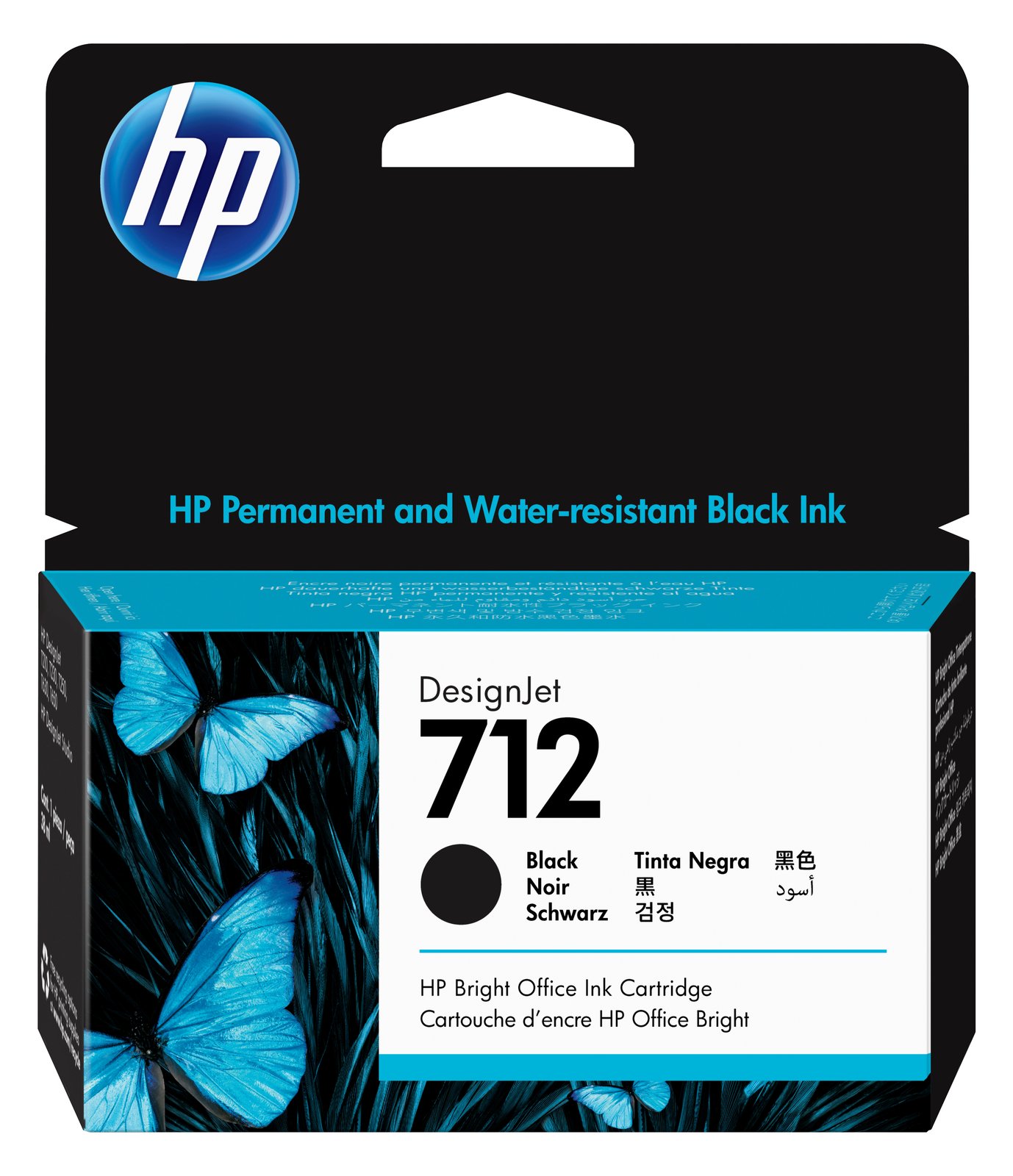 HP 712 - 38 ml - Schwarz - Original - DesignJet