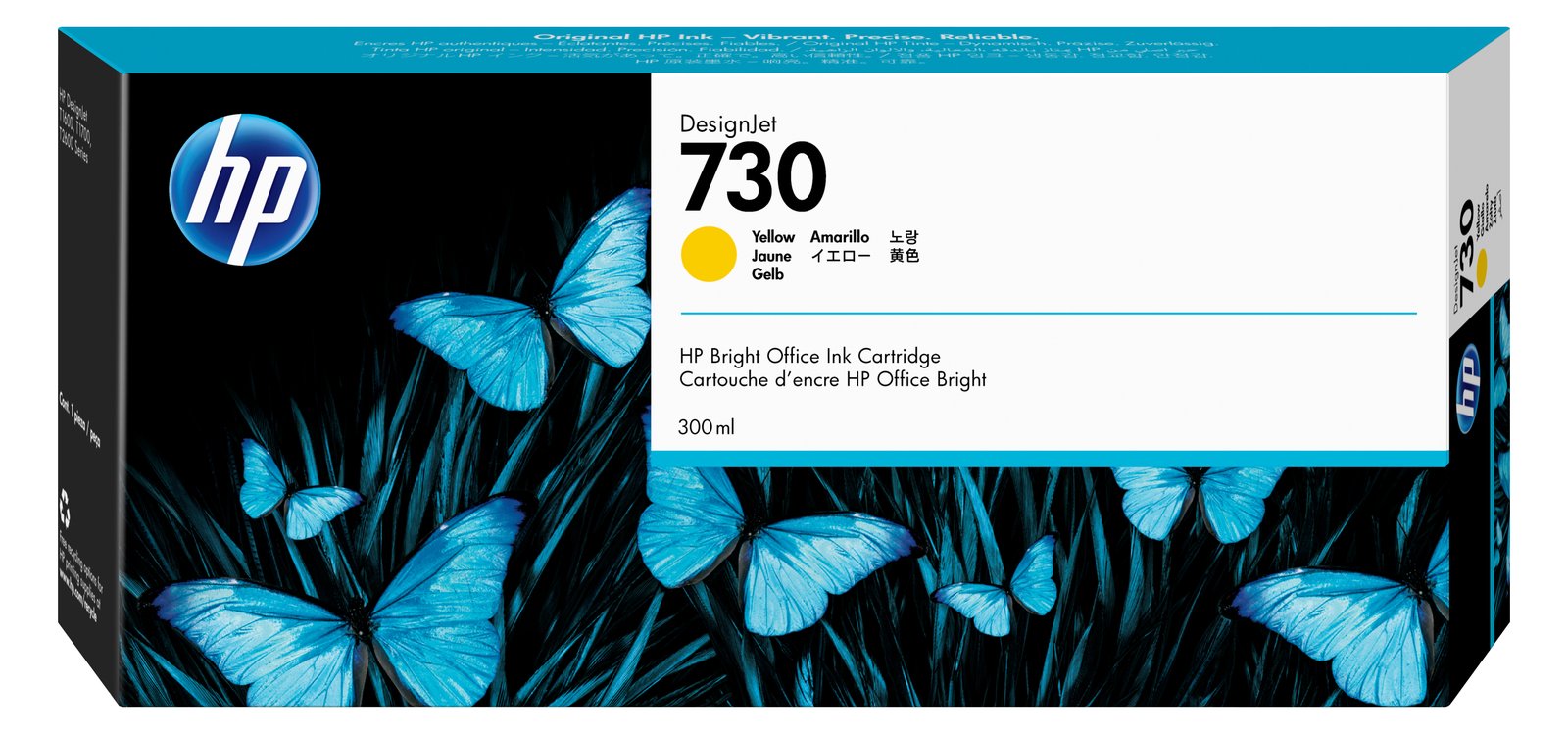 HP 730 - 300 ml - mit hoher Kapazität - Gelb