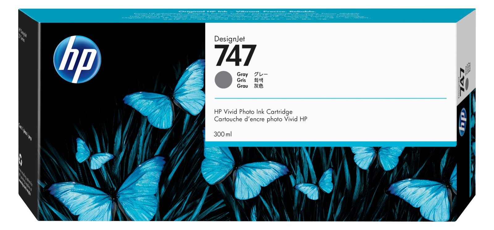 HP 747 - 300 ml - Grau - Original - DesignJet