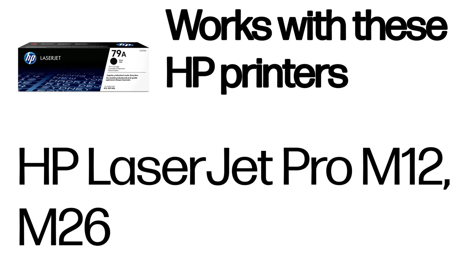 HP 79A - Schwarz - Original - LaserJet - Tonerpatrone (CF279A), Ansicht 4
