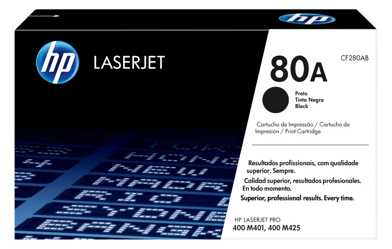HP 80A - Schwarz - Original - LaserJet - Tonerpatrone (CF280A), Ansicht 2