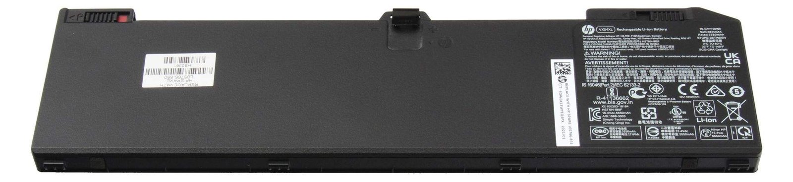 HP 90Wh Lithium-ion laptop - Battery - Batterie - 5.844 mAh