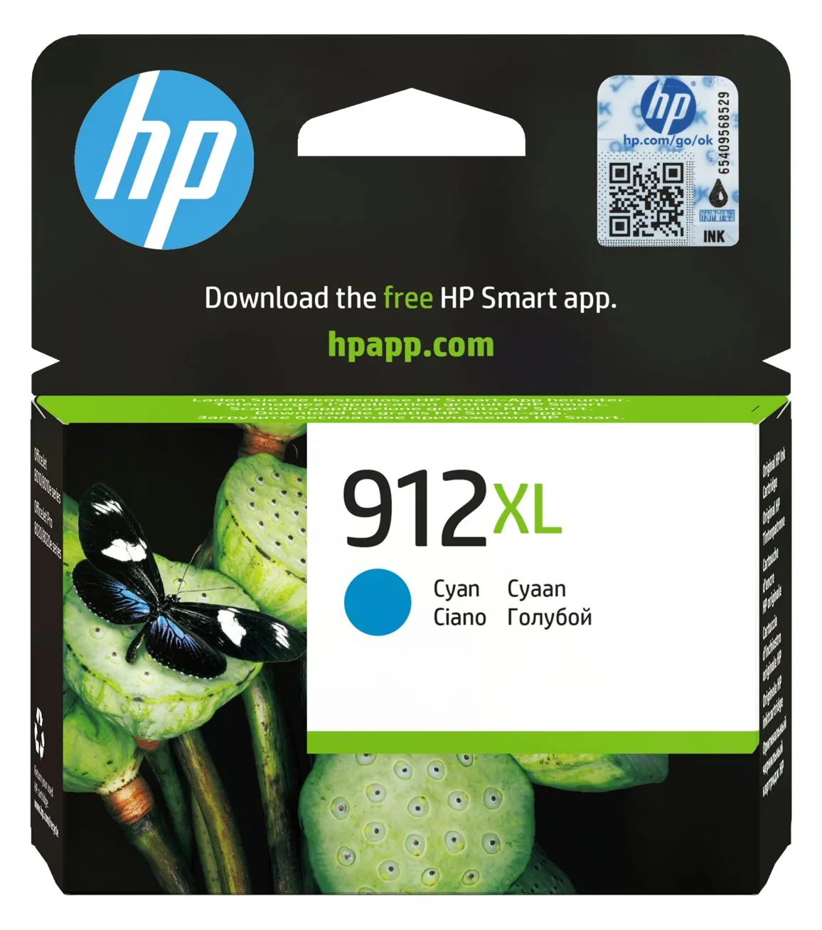 HP 912XL - 9.9 ml - Hohe Ergiebigkeit - Cyan, Ansicht 3