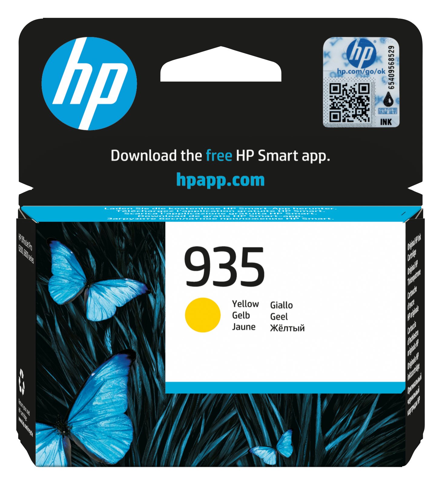 HP 935 - Gelb - original - Tintenpatrone - für Officejet 6812, 6815, 6820