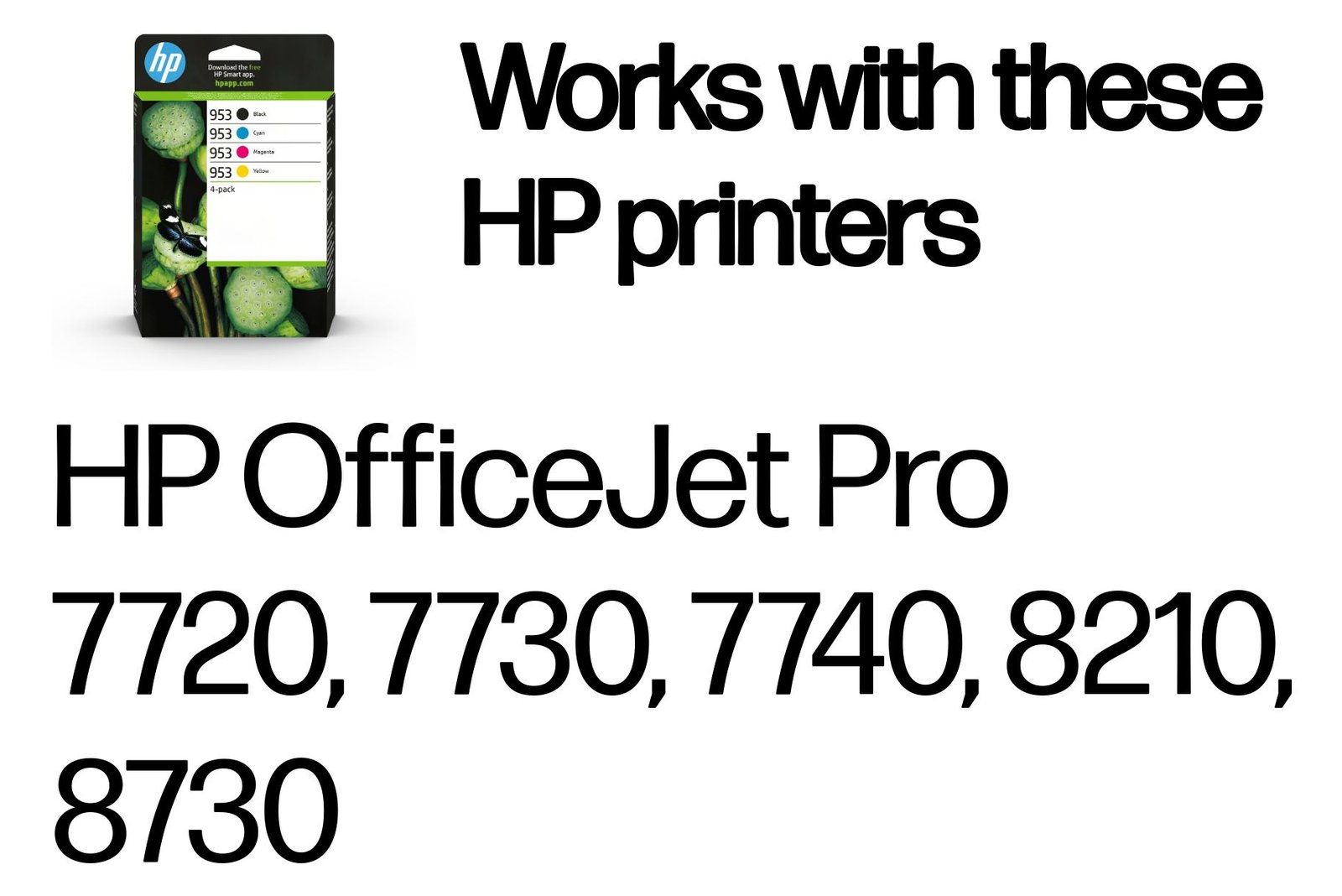 HP 953 - 4er-Pack - Schwarz, Gelb, Cyan, Magenta