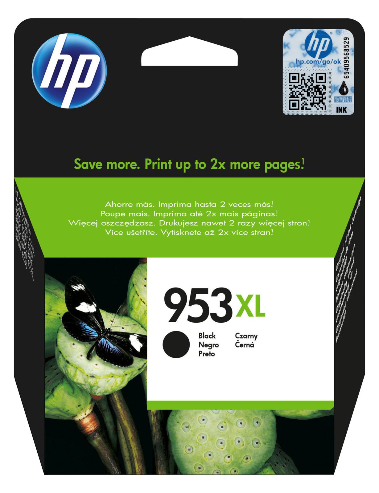 HP 953XL - 42.5 ml - Hohe Ergiebigkeit - Schwarz