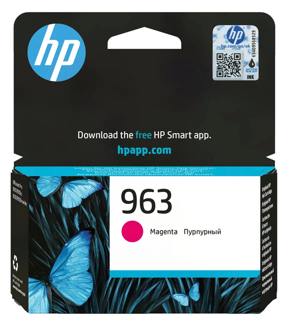 HP 963 - 10.77 ml - Magenta - original - Officejet, Ansicht 2