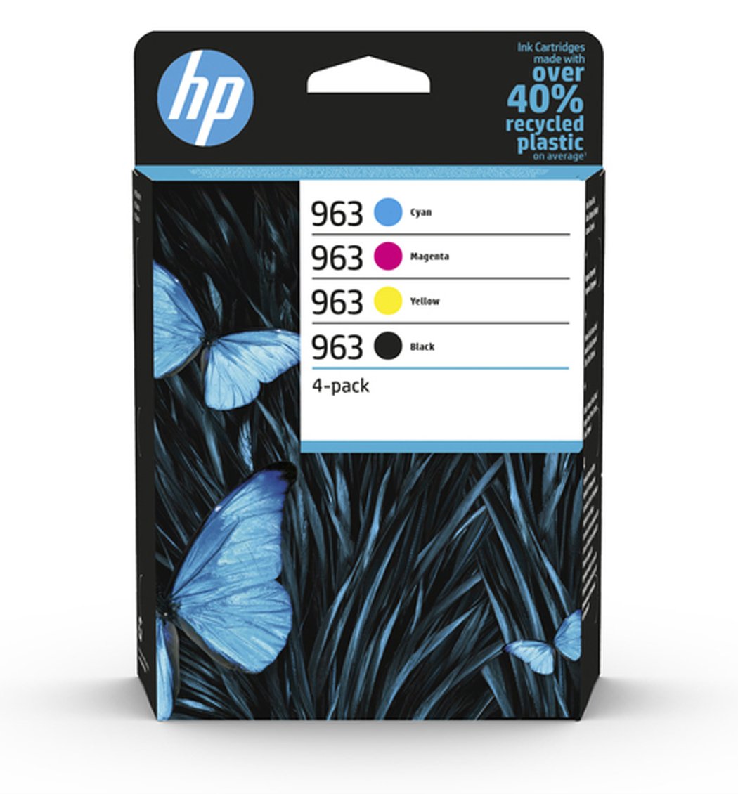 HP 963 - 4er-Pack - Schwarz, Gelb, Cyan, Magenta