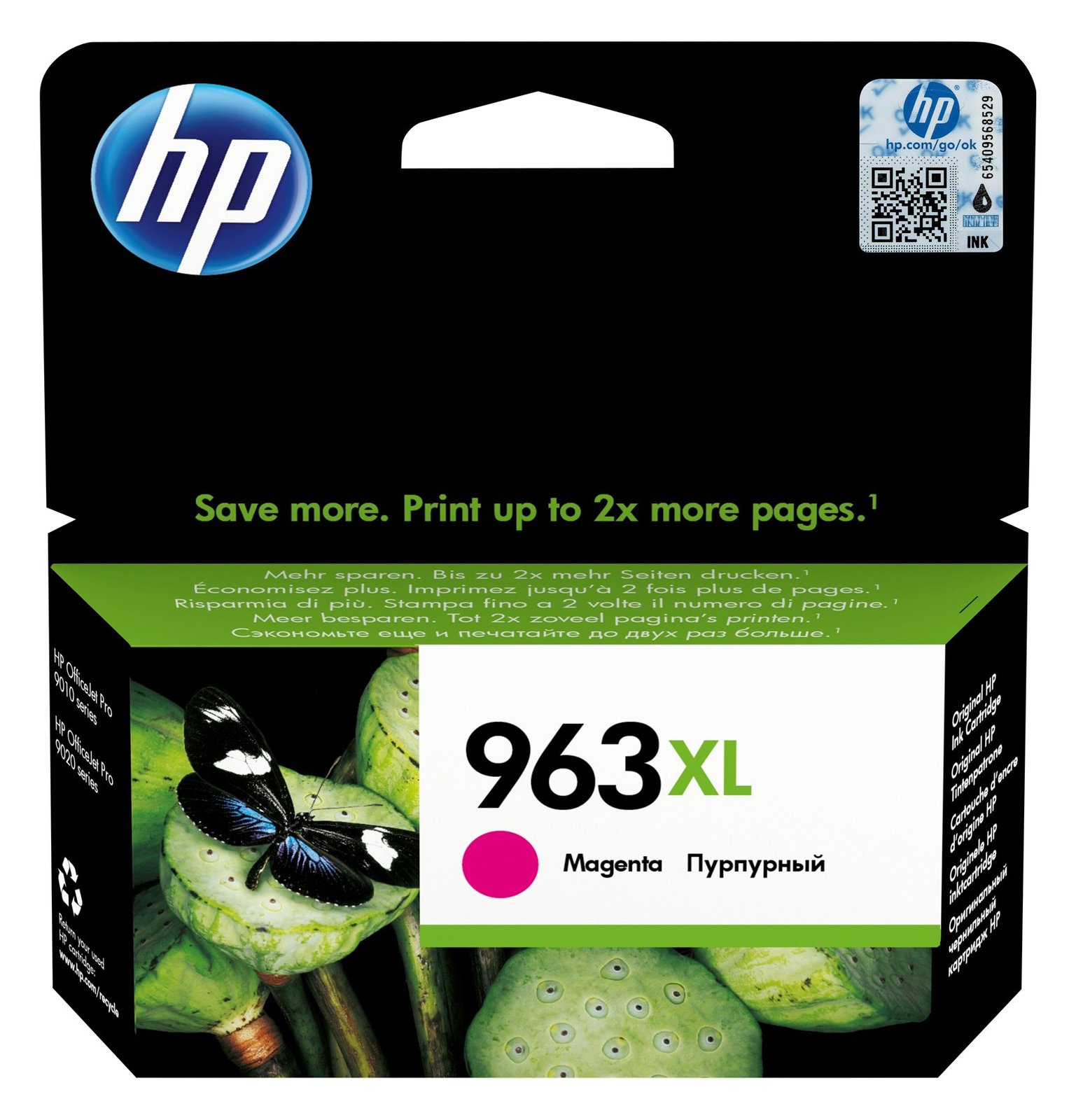 HP 963XL - 23.25 ml - Hohe Ergiebigkeit - Magenta