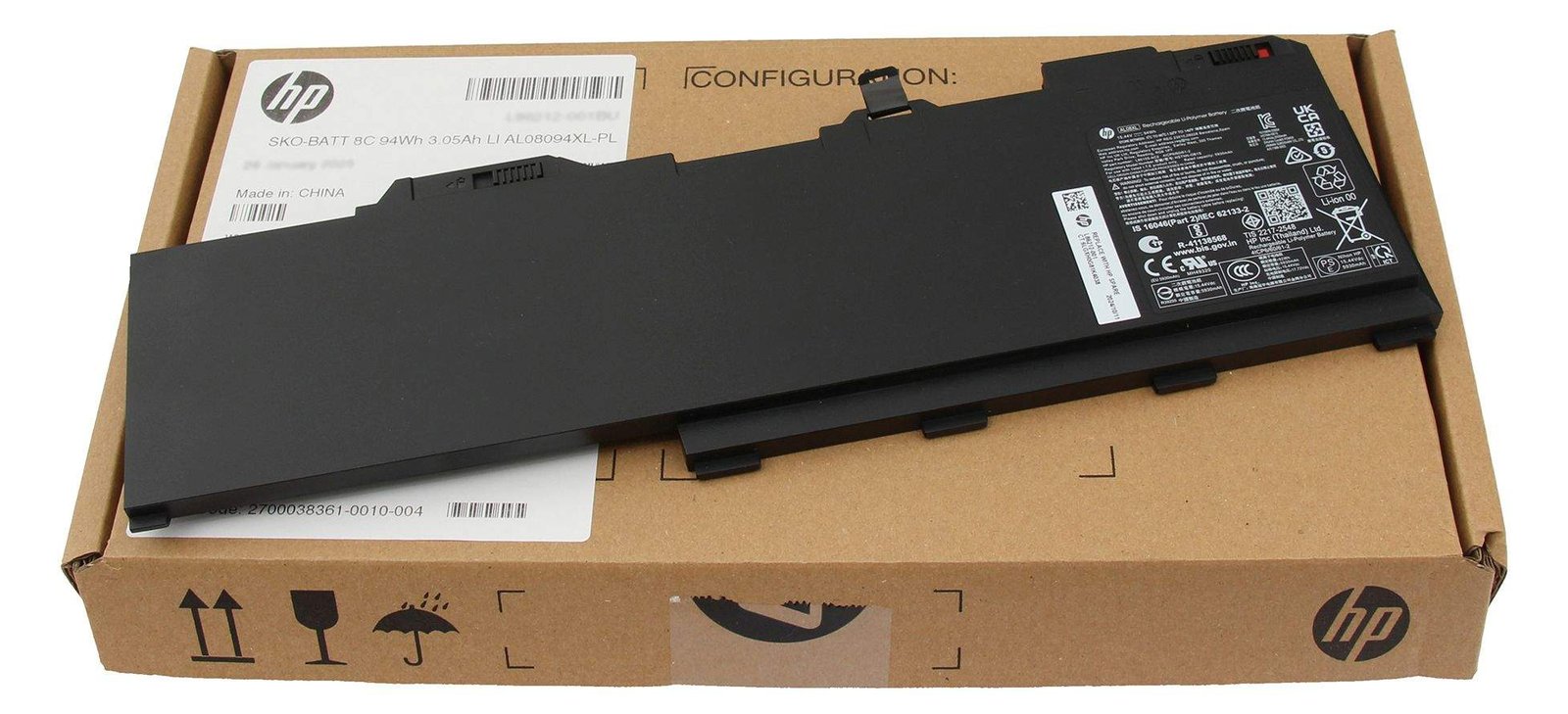HP BATT 8C 94Wh Li L86155-1C1 - Batterie - 3.050 mAh