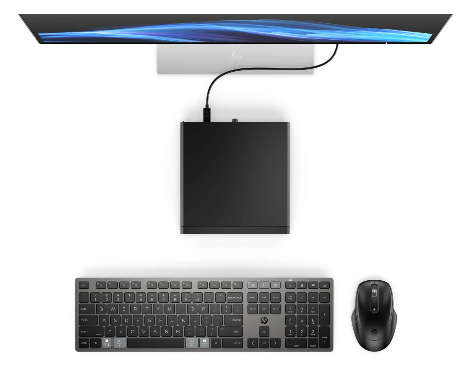 HP EliteDesk 8 G1a Next Gen AI PC - Mini - Ryzen AI 7 350 / 2 GHz, Ansicht 4