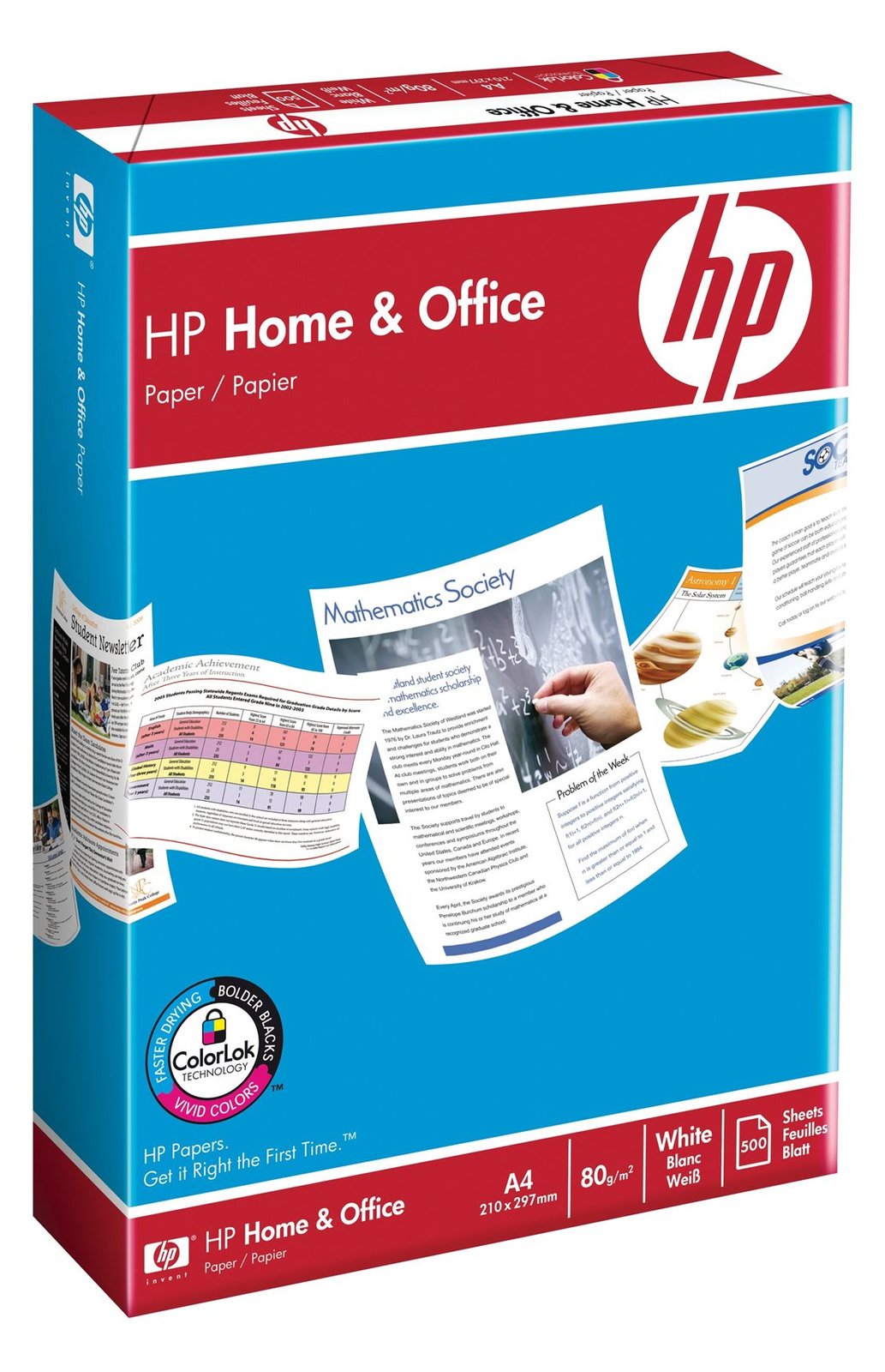 HP Home & Office Paper - A4 (210 x 297 mm) - 80 g/m²