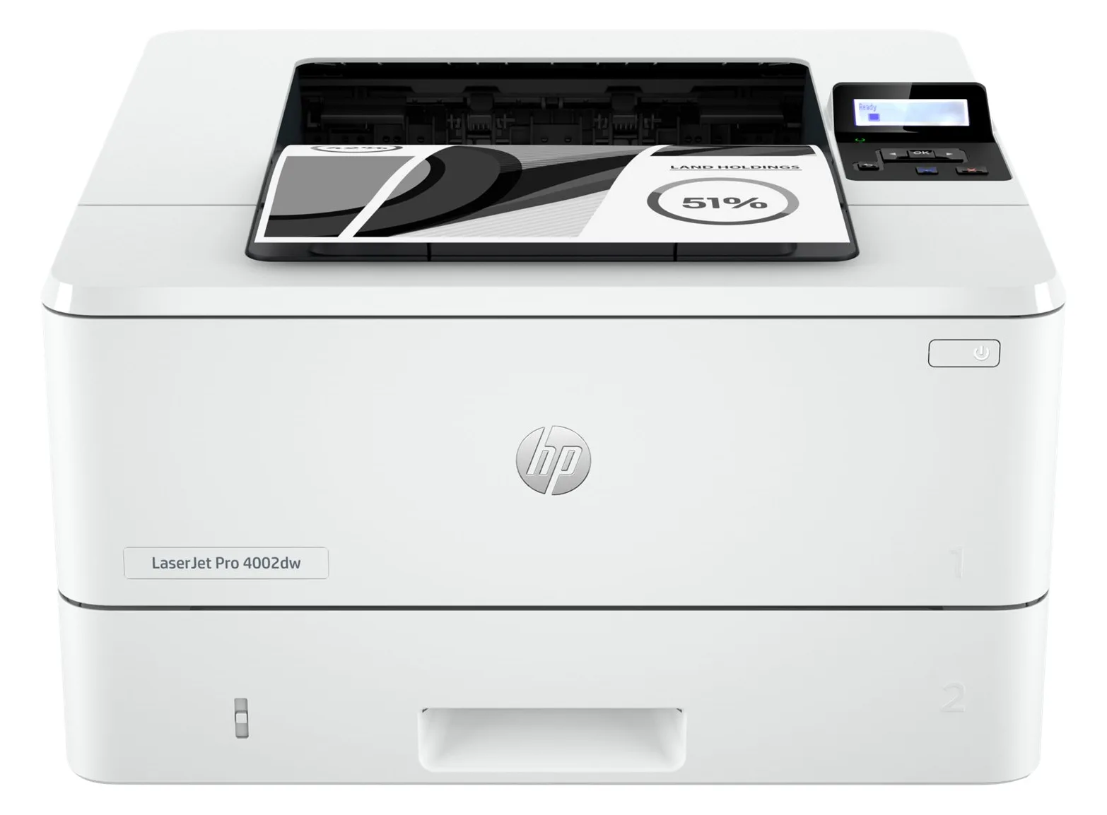 HP LaserJet Pro 4002dw - Drucker - s/w - Duplex, Ansicht 4