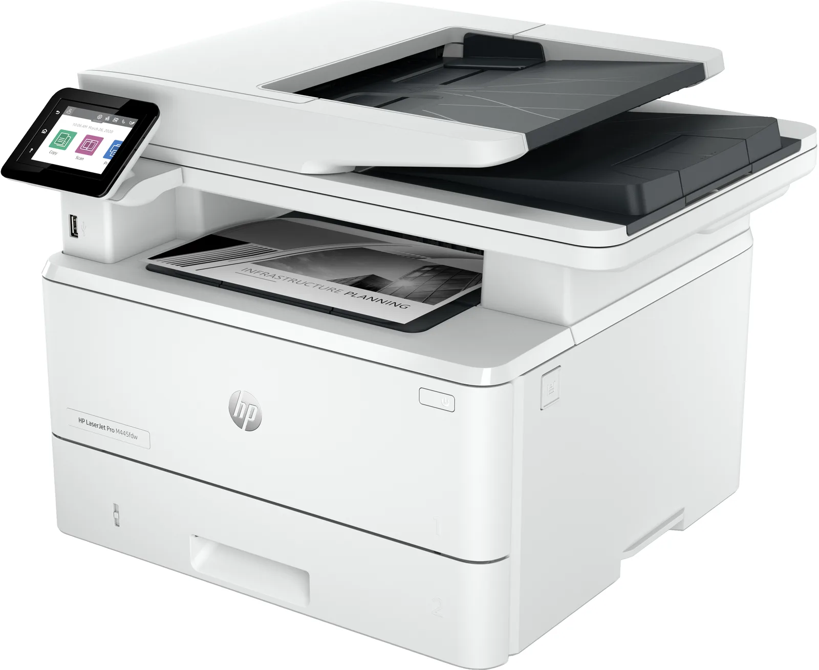 HP LaserJet Pro MFP 4102fdw - Multifunktionsdrucker - s/w - Laser - Legal (216 x 356 mm), Ansicht 2