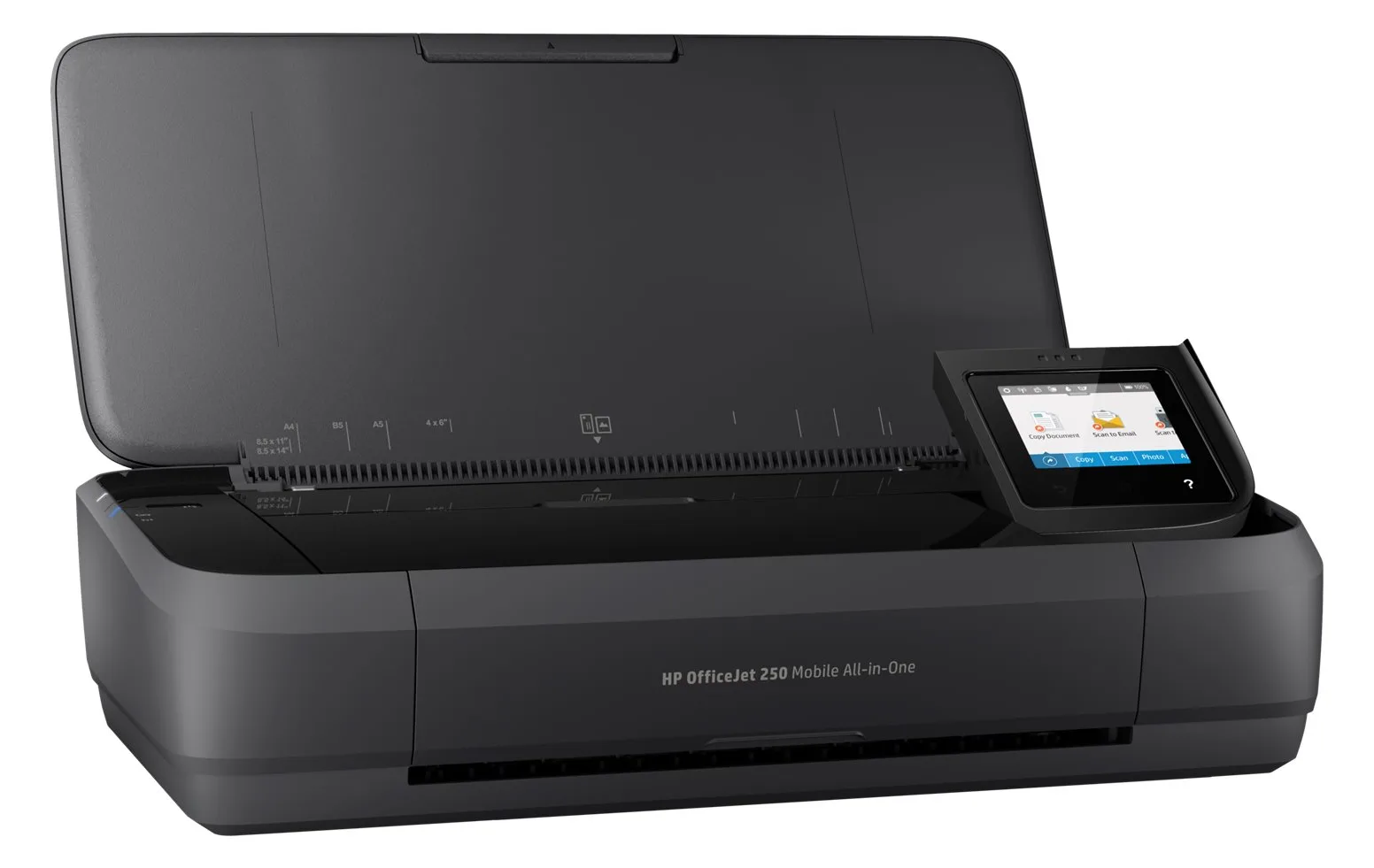HP Officejet 250 Mobile All-in-One - Multifunktionsdrucker - Farbe - Tintenstrahl - Legal (216 x 356 mm), Ansicht 3