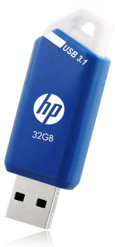 HP PNY x755w Triple Pack - 32 GB - USB Typ-A - 3.2 Gen 1 (3.1 Gen 1) - 75 MB/s - Dia - Blau - Weiß, Ansicht 4