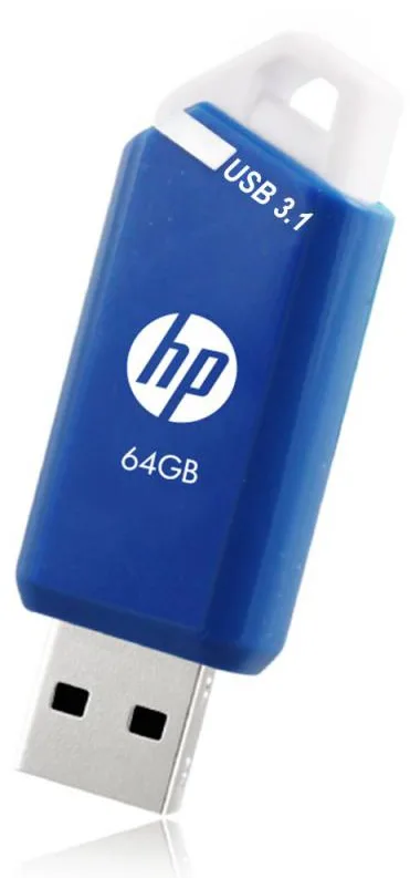 HP PNY x755w Triple Pack - 64 GB - USB Typ-A - 3.2 Gen 1 (3.1 Gen 1) - 75 MB/s - Dia - Blau - Weiß, Ansicht 3