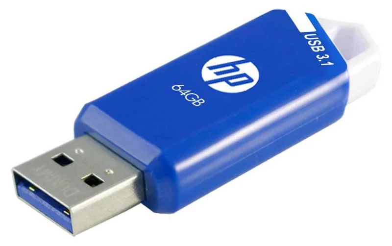 HP PNY x755w Triple Pack - 64 GB - USB Typ-A - 3.2 Gen 1 (3.1 Gen 1) - 75 MB/s - Dia - Blau - Weiß, Ansicht 4