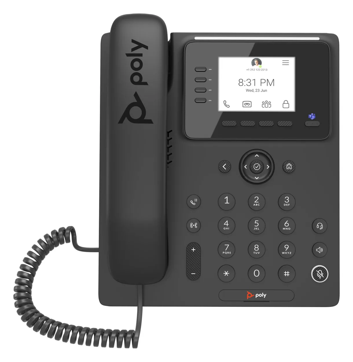 HP Poly CCX 350 for Microsoft Teams - VoIP-Telefon, Ansicht 3