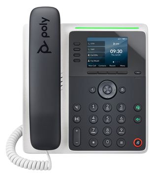HP Poly Edge E220 - VoIP-Telefon mit Rufnummernanzeige/Anklopffunktion von LumaTech