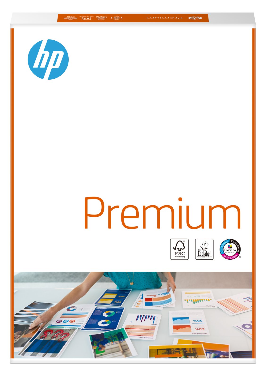 HP Premium - Extra glatt - unbeschichtet - 113 Mikrometer - Off White - A4 (210 x 297 mm)