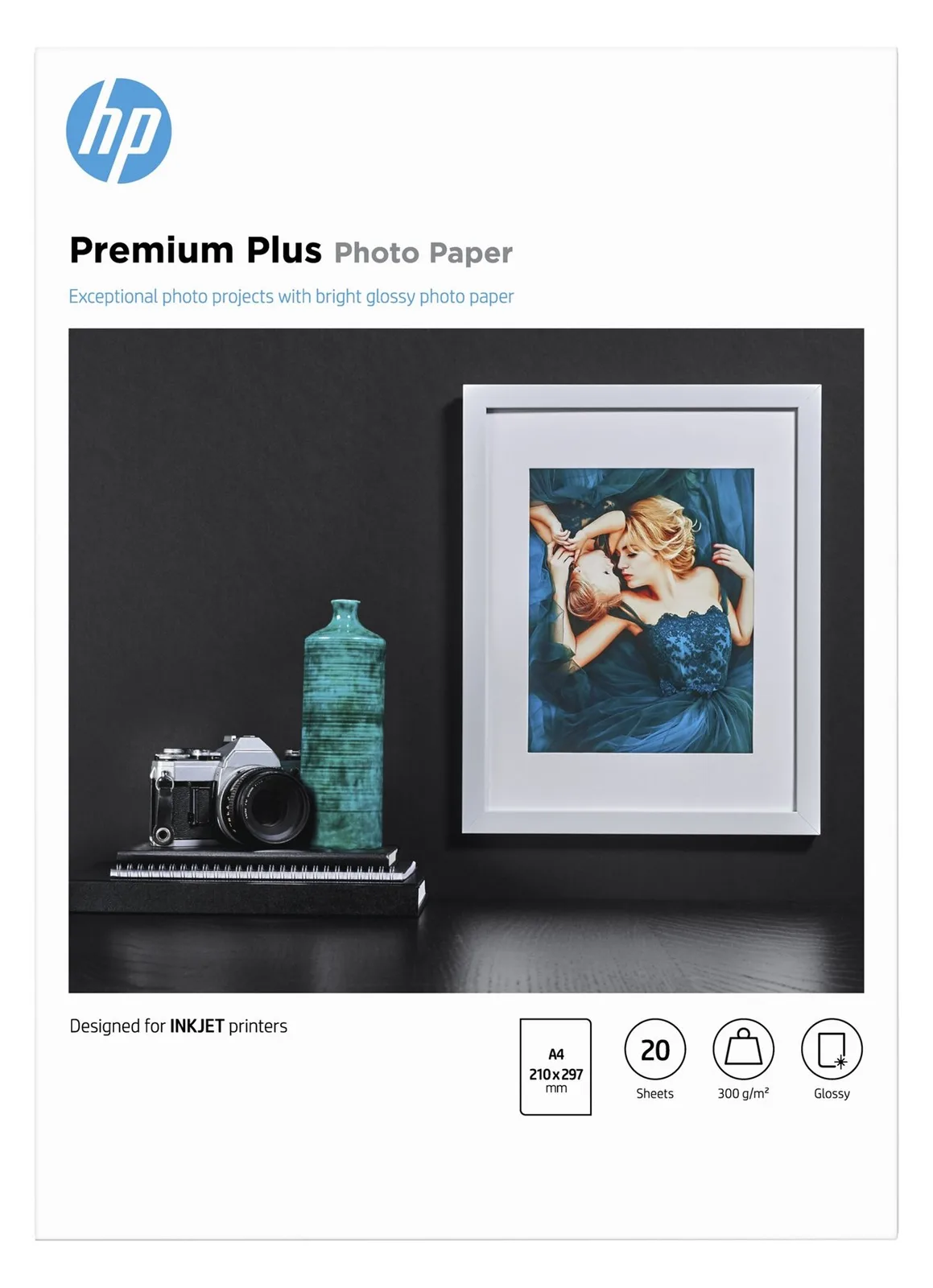 HP Premium Plus Photo Paper - Glänzend - A4 (210 x 297 mm), Ansicht 3