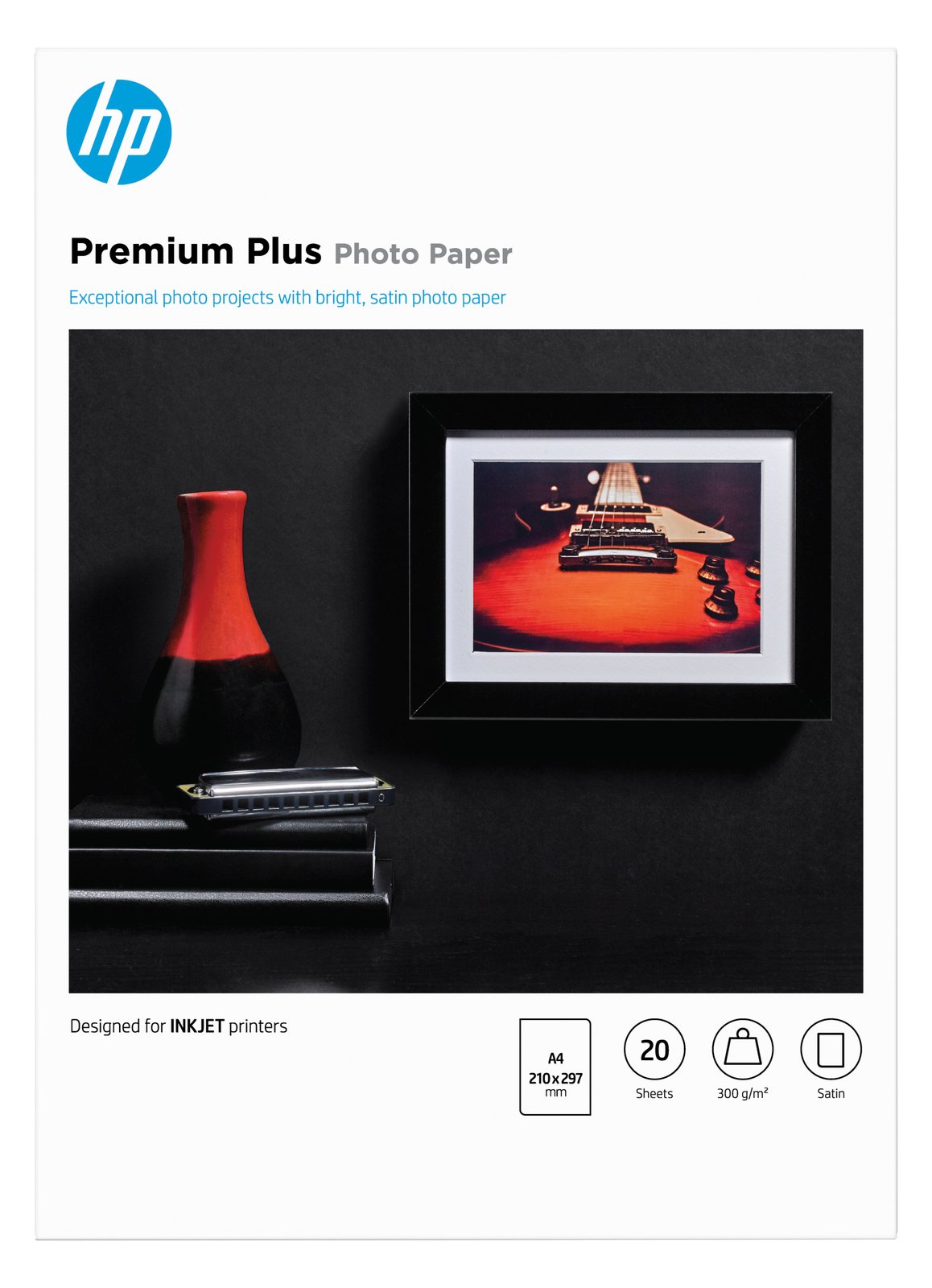 HP Premium Plus Photo Paper - Halbglänzend - A4 (210 x 297 mm)