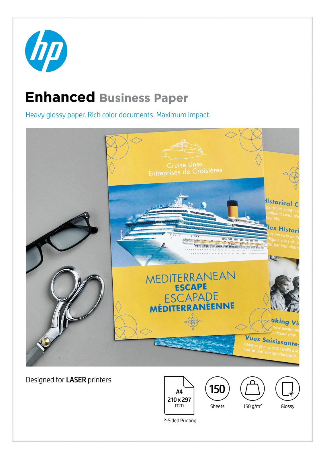 HP Professional Glossy Paper - Glänzend - A4 (210 x 297 mm)