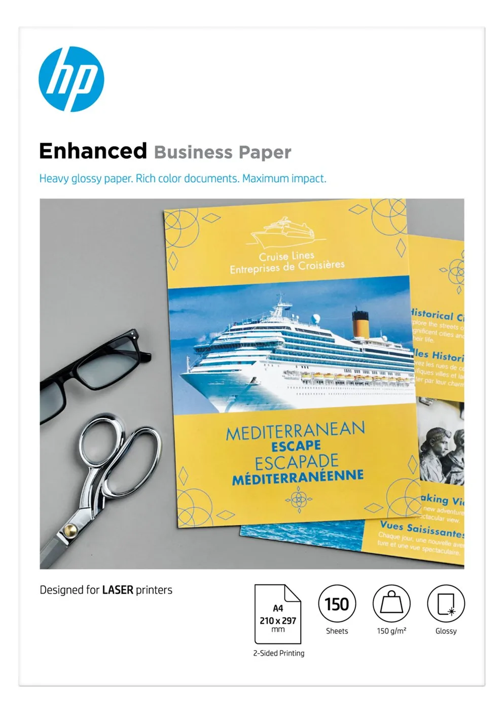 HP Professional Glossy Paper - Glänzend - A4 (210 x 297 mm), Ansicht 2