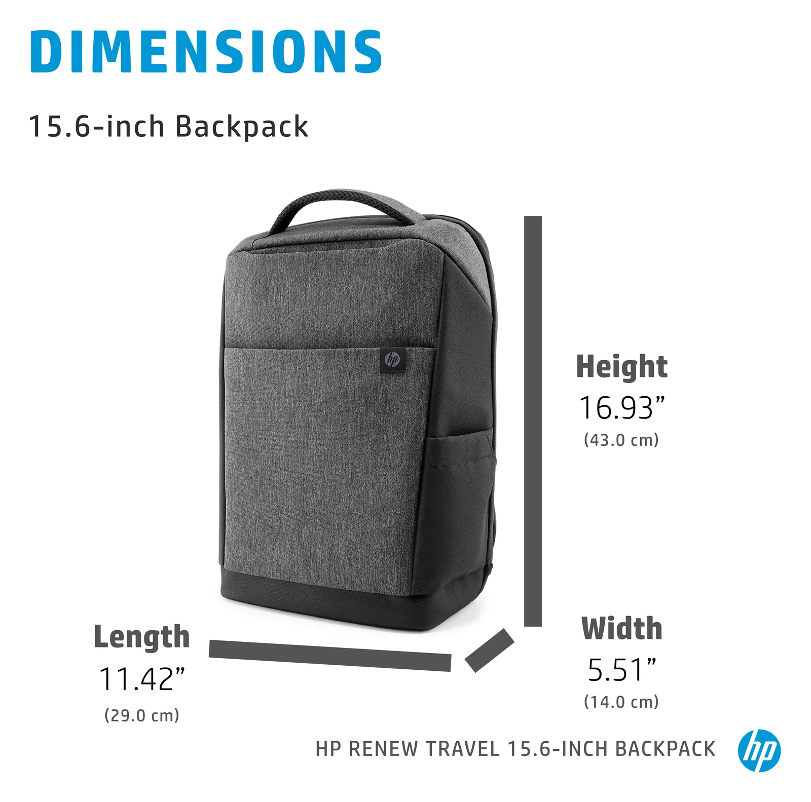 HP Renew Travel - Notebook-Rucksack - 39.6 cm, Ansicht 2
