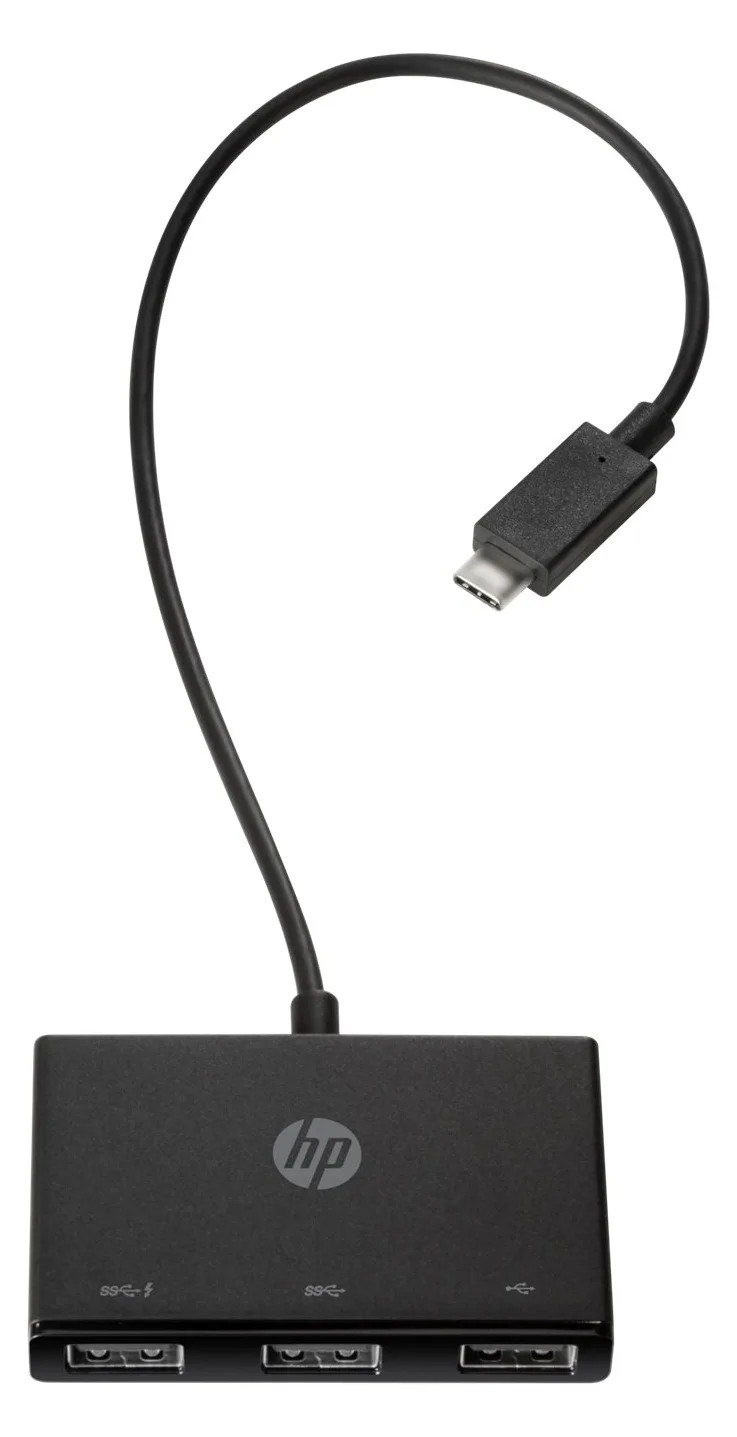 HP USB-C to USB-A - Hub - 3 x SuperSpeed USB 3.0, Ansicht 3