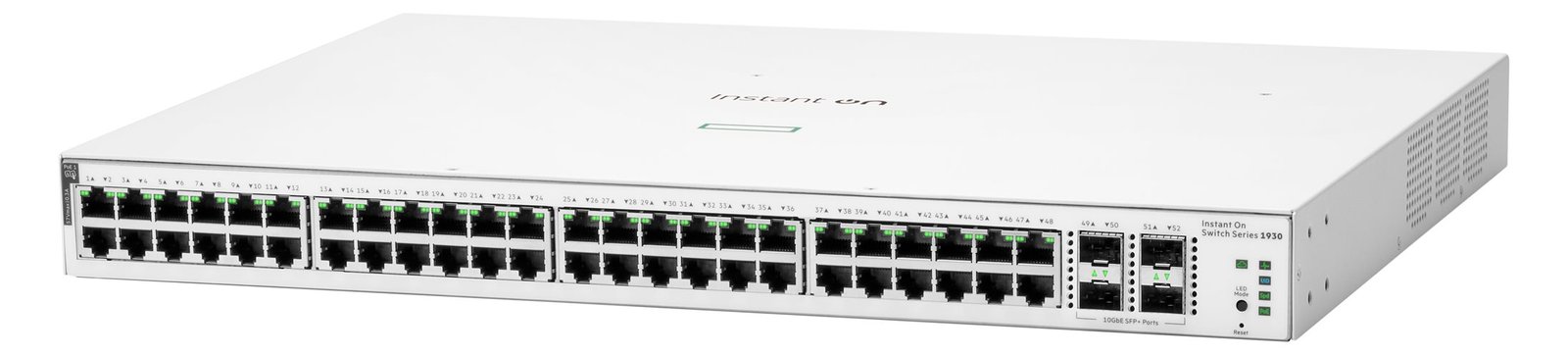 HPE Aruba Instant On 1930 48G Class4 PoE 4SFP/SFP+ 370W Switch - Switch - L3 - managed - 48 x 10/100/1000 (PoE)