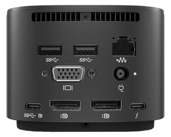 HPE HP Thunderbolt Dock G2 - Dockingstation - VGA, DP, 2 x DP, Ansicht 4