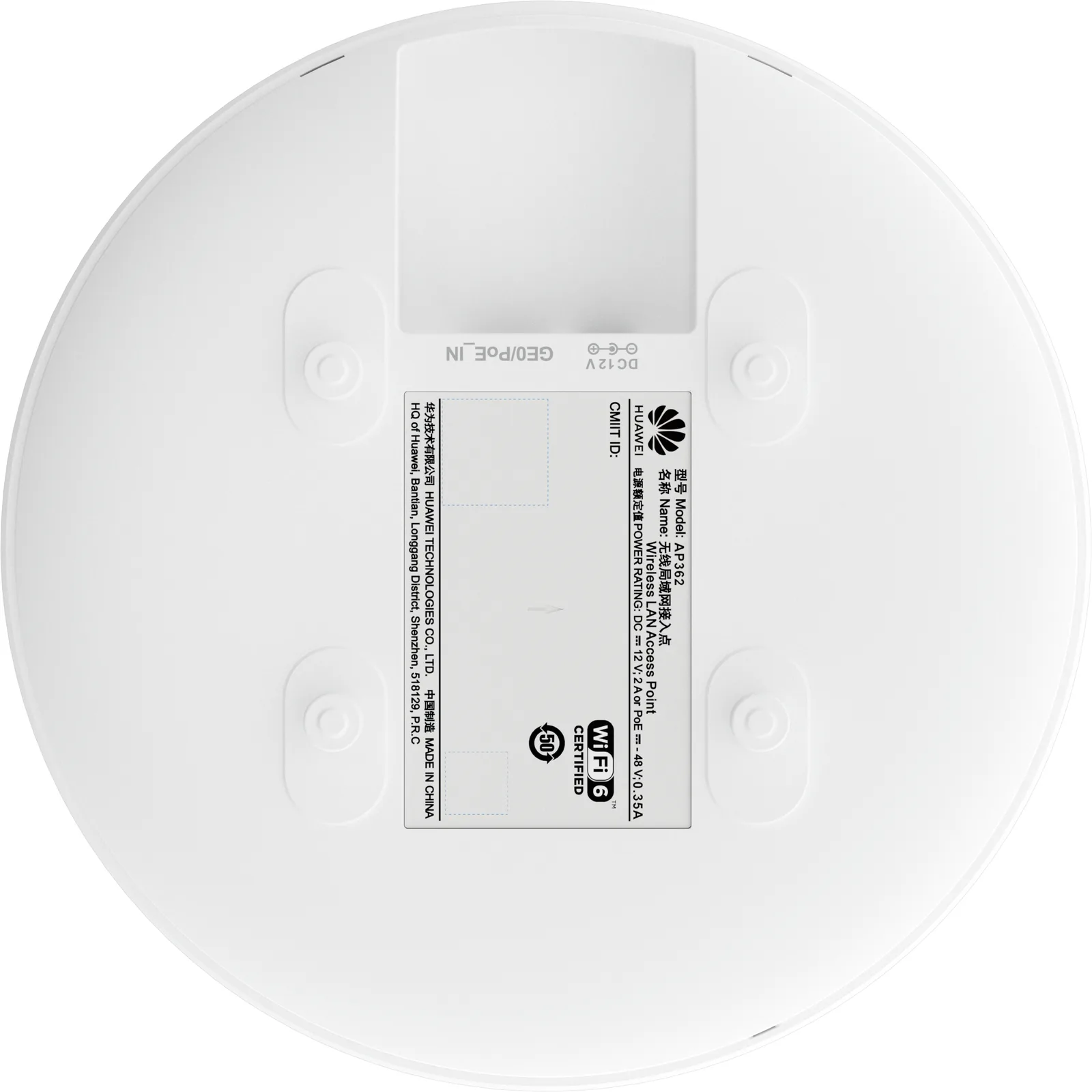 Huawei AP362 - Accesspoint - Wi-Fi 6 - 2.4 GHz, Ansicht 4