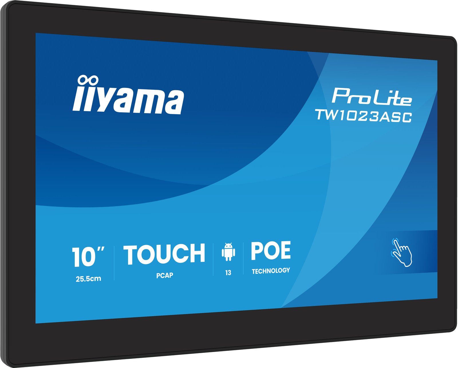 Iiyama ProLite TW1023ASC-B3P - Android-PC - Touchscreen-PC - 1 RK3568 - RAM 4 GB - SSD - 1GbE - WLAN, Bluetooth - 10.1
