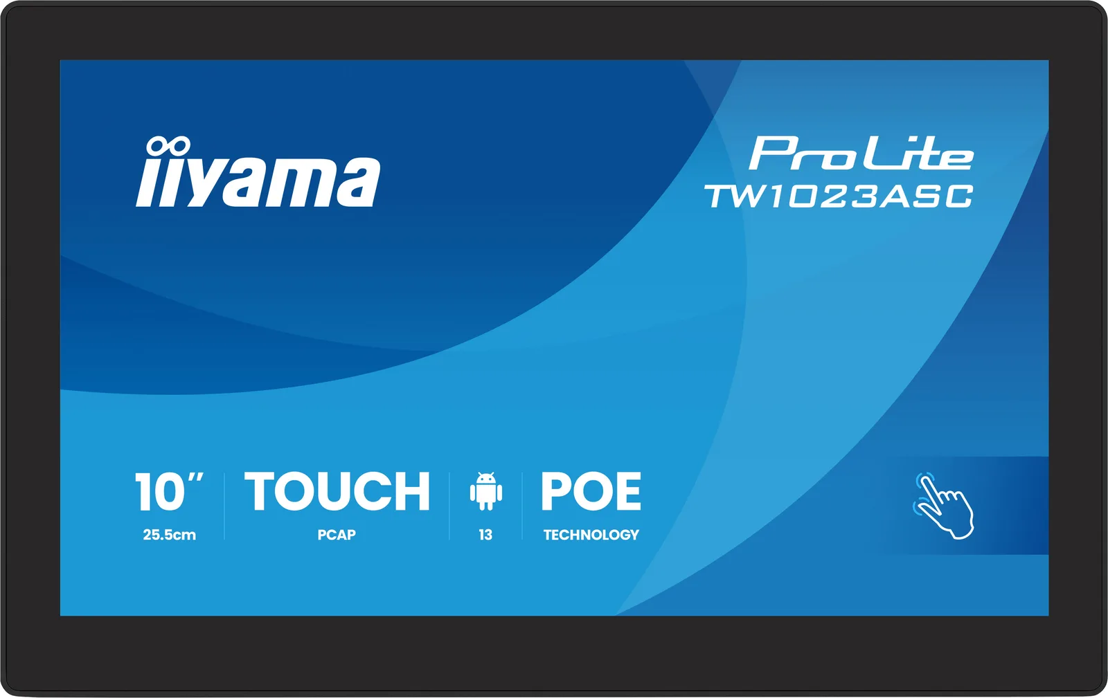 Iiyama ProLite TW1023ASC-B3P - Android-PC - Touchscreen-PC - 1 RK3568 - RAM 4 GB - SSD - 1GbE - WLAN, Bluetooth - 10.1, Ansicht 3